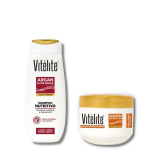 Juukse&scaron;ampooni ja -maski komplekt koos argaania ja keratiiniga Vitelite Argan, komplektis 2 tk. 250 ml + 150 ml