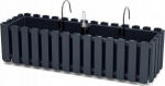 R&otilde;dupott automaatse kastmisega Prosperplast Boardee Fencycase W DDEF600W-S433, must