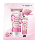 Kehahooldustoodete kinkekomplekt Dermacol Magnolia Flower Care II naistele: du&scaron;igeel, 200 ml + k&auml;tekreem, 30 ml