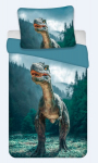 Laste voodipesukomplekt Dinosaur Blue 140x200, 2 osa