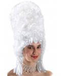 Parukas "Madame Pompadour" valge