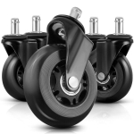 M&ouml;&ouml;blirattad 5 tk, must