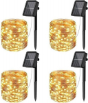 Valguskett p&auml;ikesepaneeliga, 4 x 100LED, 10m