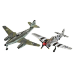 Revell V&otilde;itluskomplekt Messerschmitt Me262 & P-51B Mustang 1:72