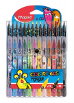 Viltpliiats Maped ColorPeps Monster 12tk+v&auml;rvipliiats Maped ColorPeps Monster 15tk