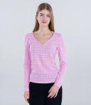 Vila naiste pluus 14092188*01, roosa/pas, M