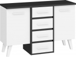 Kummut Nordis 2D4S, must/valge