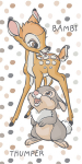 Disney r&auml;tik lastele Bambi Thumper, 70x140 cm
