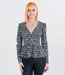 Vero Moda naiste pluus 10308745*01, must/beež