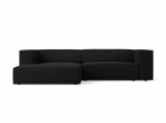 Pehme nurgadiivan Cosmopolitan Design Arendal 3, must