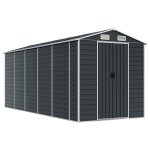 vidaXL aiakuur, antratsiithall, 191x470x198 cm, tsingitud teras