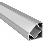Nurgaga anodeeritud alumiiniumprofiil LED-ribale HB-19X19CT