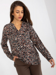 Pluus naistele 308310, must, S