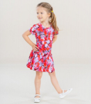 Lenne laste kleit Melina 24618*1277, hall/fuksia