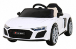 &Uuml;hekohaline laste elektriauto Audi R8 Lift, valge