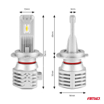 LED esitule pirnid H7 40W X1 Series Mini Amio 02966