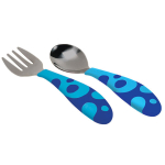 S&ouml;&ouml;giriistade komplekt v&auml;ikelastele Munchkin Toddler Fork & Spoon Set, sinine