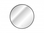 LED-valgustusega vannitoa peegel Comad Luna 60, must