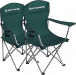 Kokkupandavad matkatoolid Songmics, 2 tk, roheline