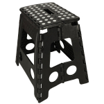 Kokkupandav taburet L44, must