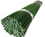 PVC-kattega bambuspulgad, 150 cm, 12/14 mm, 50 tk