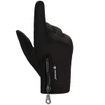 Puuteekraaniga talvekindad telefonile Springos GL0004, universaalsed, suurus XL, mustad