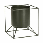 Lillepott alusega 18x18 cm
