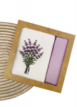 K&ouml;&ouml;gir&auml;tikute komplekt Lavanda, lilla/valge