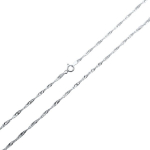 H&otilde;bedast kaelakett SING40/45cm, 925 h&otilde;be, Singapur