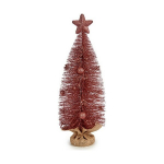 j&auml;nked de No&euml;l avec &eacute;toile rose 13 x 41 x 13 cm