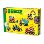 Ironing beads - Construction trucks - SES CREATIVE - Create 5 types of construction vehicles.