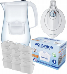 Filterkann Aquaphor Onyx 4,2L, valge + 9tk B25 Maxfor+