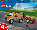 lego city puksiirauto ja sportauto remont