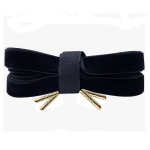 Sametist laiad kingapaelad 25 mm 80 cm, must