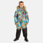 Huppa laste talvekombinesoon WILLE 2, kirju