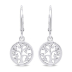 Brilio Silver H&otilde;bedased k&otilde;rvar&otilde;ngad Tree of Life EA648W sBS2668