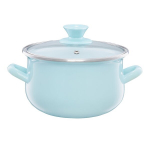 Emalia Olkuz pott koos kaanega Pyza, 20 cm, 3.8 l