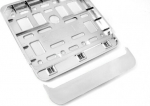 Utal Licence plate frame - scooter metalic