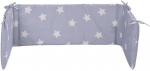 Voodipehmendus Lorelli, 145x27 cm, Stars grey mist