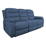 Diivan-recliner Home4You Mimi, 208x93x102 cm, sinine