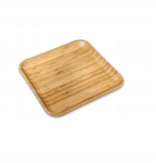 Bambus taldrik 20.5x20.5 cm, Bambukinė lėk&scaron;tė 20,5x20,5 cm