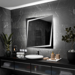 Peegel LED-valgustusega Vannituppa, Magamistuppa, Elutuppa - Berlin - 90 cm, 90 cm, LED Veidrodis Modelis - Berlin 90 cm x 90 cm