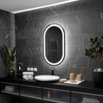 Peegel LED-valgustusega Vannituppa, Magamistuppa, Elutuppa - Palermo - 50 cm, 90 cm, LED Veidrodis Modelis - Palermo 50 cm x 90 cm