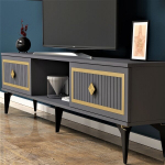 TV alus Kalune Design Nil, must/kuldne
