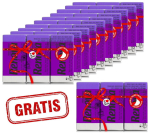 10 x Renova h&uuml;gieenisidemed lilla 6x9tk + tasuta