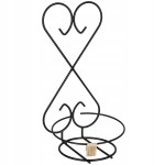 Lillepoti k&uuml;ljes rippuv dekoratiivne metallist lillealus