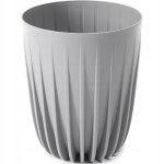 Plastikust lillepott Mira Eco 19 cm, hall