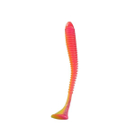 Kummipael Tricky Baits Vib Tail 7 roosa/kollane