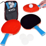Puidust lauatennise pallid + 3 palli Lauatennis SP0768
