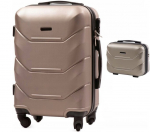 V&auml;ike kohver koos kosmeetikakohvriga Unlimited 4201, S, beež